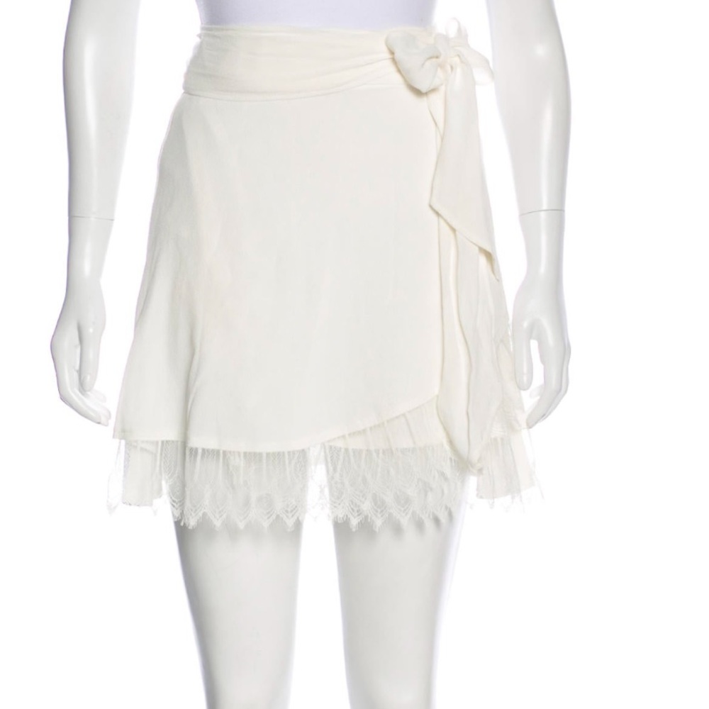 Iro Nicole mini wrap skirt